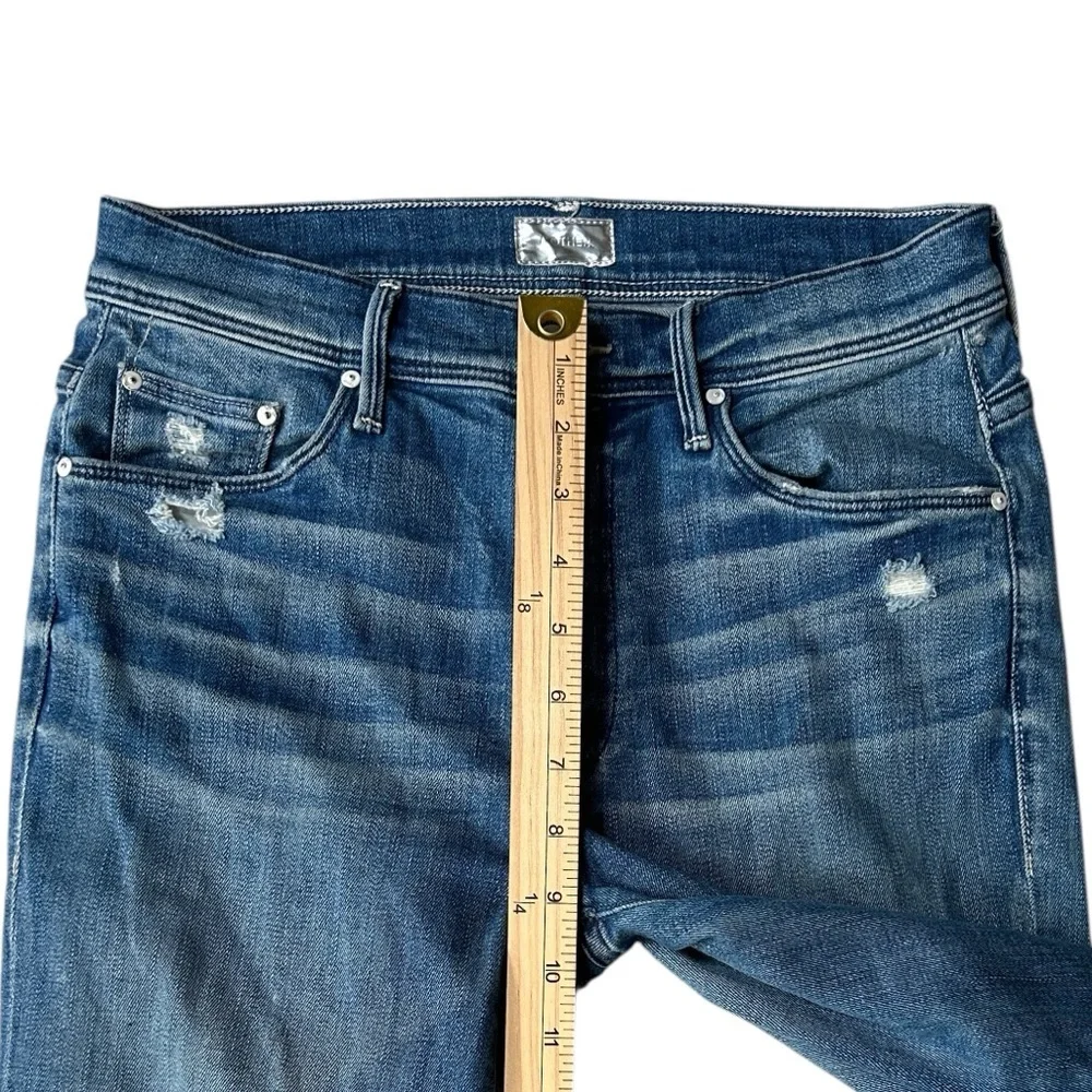 Mother The Weekender Fray Graffiti Girl High Rise Flare Jeans, 27